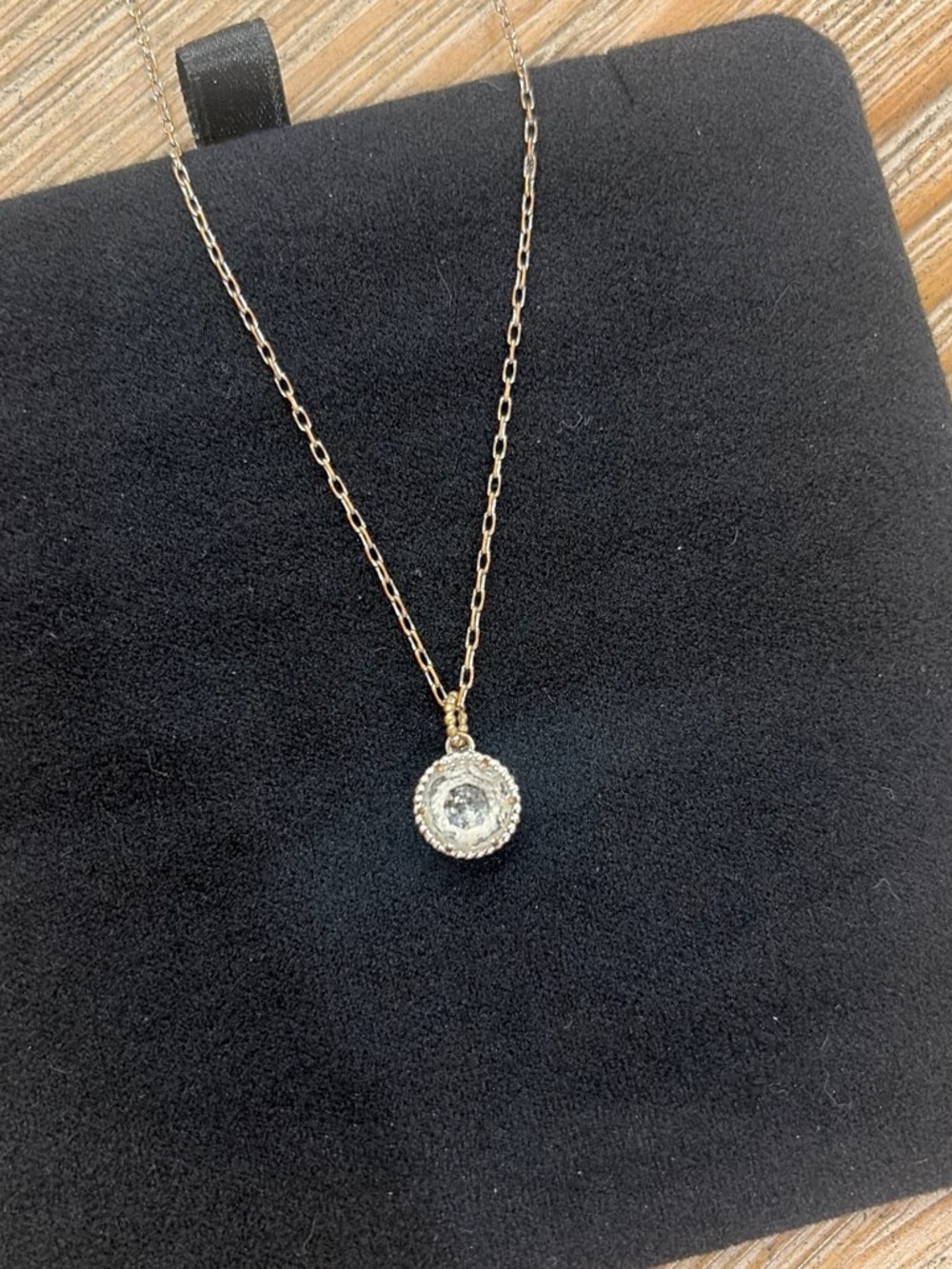 SWAROVSKI Halo Pendant Necklace with Clear Stone